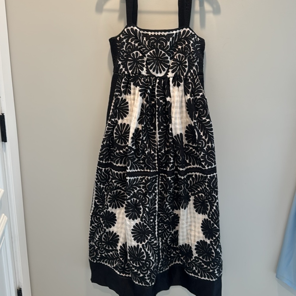 ULLA JOHNSON Ardelle Floral Empire Waist Midi Dress RN#105177 - Picture 8 of 10